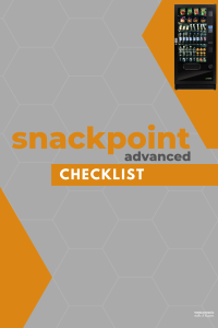 SNACKPOINT Advanced - Ready to Go Checklist Front Cover