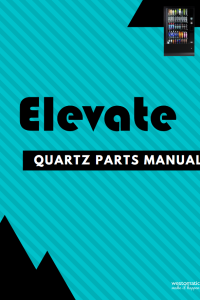 Westomatic Vending Services Elevate Quartz Parts Manual
